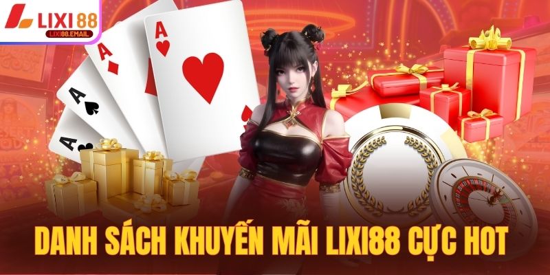 Danh sách khuyến mãi LIXI88 cực hot không nên bỏ qua